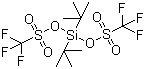 结构式 CAS# 85272-31-7, 二叔丁基硅基双(三氟甲烷磺酸)酯