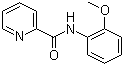 N-(2-甲氧基苯基)-2-吡啶甲酰胺分子结构 (CAS 85344-72-5)