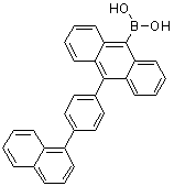 结构式 CAS# 853945-50-3, 10-(4-(1-萘基)苯基)蒽-9-硼酸