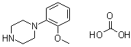 1-(2-Methoxyphenyl)piperazine carbonate molecular structure (CAS 85508-33-4)