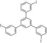 structure of CAS# 855239-61-1, 1,3,5-Tris(3-iodophenyl)benzene;1,3,5-Tris(m-iodophenyl)benzene