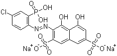 Chlorophosphonazo I molecular structure (CAS 85561-96-2)