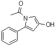 1-(4-Hydroxy-2-phenyl-1H-pyrrol-1-yl)ethanone molecular structure (CAS 856097-96-6)