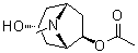 (1R,3R,5S,6R)-rel-8-Methyl-8-azabicyclo[3.2.1]octane-3,6-diol 6-acetate molecular structure (CAS 85644-59-3)