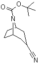 3-Cyano-8-azabicyclo[3.2.1]octane-8-carboxylic acid tert-butyl ester molecular structure (CAS 856900-26-0)