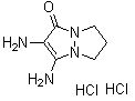 2,3-二氨基-6,7-二氢-1H,5H-吡唑并[1,2-a]吡唑-1-酮二盐酸盐分子结构 (CAS 857035-79-1)