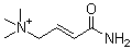 (3-Carbamoylallyl)trimethylammonium molecular structure (CAS 857162-57-3)