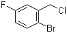 2-Bromo-5-fluorobenzyl chloride molecular structure (CAS 857276-61-0)