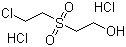 2-(Chloroethylsulfonyl)ethanol dihydrochloride molecular structure (CAS 85739-74-8)