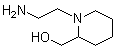 结构式 CAS# 857637-04-8, 1-(2-氨基乙基)-2-哌啶甲醇