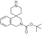 结构式 CAS# 857898-70-5, 1H-螺[异喹啉-4(1H),4'-哌啶]-2(3H)-甲酸叔丁酯