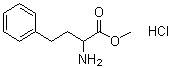 结构式 CAS# 85808-33-9, DL-高苯丙氨酸甲酯盐酸盐