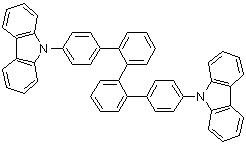 2,2'-Bis(4-carbazolylphenyl)-1,1'-biphenyl molecular structure (CAS 858131-70-1)