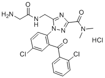利马扎封盐酸盐分子结构 (CAS 85815-37-8)
