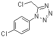 5-(Chloromethyl)-1-(4-chlorophenyl)-1H-tetrazole molecular structure (CAS 858483-88-2)