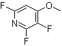 2,3,6-Trifluoro-4-methoxypyridine molecular structure (CAS 858860-02-3)