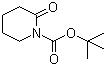 结构式 CAS# 85908-96-9, 1-Boc-2-哌啶酮; 1-叔丁氧羰基-2-哌啶酮