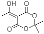 结构式 CAS# 85920-63-4, 5-(1-羟基乙亚基)-2,2-二甲基-1,3-二氧杂环己-4,6-二酮