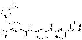 Bafetinib molecular structure (CAS 859212-16-1)