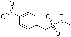 结构式 CAS# 85952-29-0, 4-硝基-N-甲基苯甲烷磺酰胺