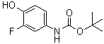 4-(tert-Butoxycarbonylamino)-2-fluorophenol molecular structure (CAS 859537-27-2)