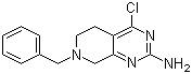structure of CAS# 859825-79-9, 7-Benzyl-4-chloro-5,6,7,8-tetrahydropyrido[3,4-d]pyrimidin-2-amine