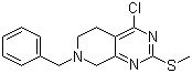 7-Benzyl-4-chloro-2-(methylthio)-5,6,7,8-tetrahydropyrido[3,4-d]pyrimidine molecular structure (CAS 859826-11-2)