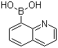structure of CAS# 86-58-8, 8-Quinolineboronic acid;8-Quinolinylboronic acid