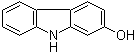 2-羟基咔唑分子结构 (CAS 86-79-3)