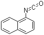 structure of CAS# 86-84-0, 1-Naphthyl isocyanate;1-Isocyanatonaphthalene; alpha-Naphthyl isocyanate