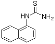 structure of CAS# 86-88-4, 1-Naphthylthiourea;ANTU; Alrato; Anturat; Bantu; Chemical 109; Dirax; Kripid; Krysid; N-(1-Naphthy)thiourea; N-1-Naphthylthiourea; NSC 3287; Naphthalen-1-yl-thiourea; Naphtox; Rattrack; Smeesana; U 5227; alpha-Naphthylthiocarbamide; alpha-Naphthylthiourea