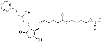 Latanoprostene bunod molecular structure (CAS 860005-21-6)