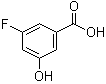 结构式 CAS# 860296-12-4, 3-氟-5-羟基苯甲酸