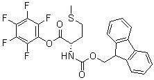 N-[芴甲氧羰基]-L-蛋氨酸五氟苯基酯分子结构 (CAS 86060-94-8)