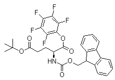 N-(9-Fluorenylmethoxycarbonyl)-L-glutamic acid alpha-pentafluorophenyl gamma-tert-butyl ester molecular structure (CAS 86061-04-3)