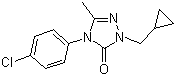 4-(4-Chlorophenyl)-2-(cyclopropylmethyl)-2,4-dihydro-5-methyl-3H-1,2,4-triazol-3-one molecular structure (CAS 860786-67-0)