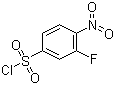 3-Fluoro-4-nitrobenzenesulfonyl chloride molecular structure (CAS 86156-93-6)