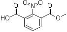 结构式 CAS# 861593-27-3, 2-硝基-1,3-苯二甲酸单甲酯