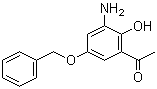 结构式 CAS# 861841-90-9, 1-(3-氨基-5-苄氧基-2-羟基苯基)乙酮