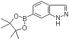 结构式 CAS# 861905-87-5, 1H-吲唑-6-硼酸频哪醇酯
