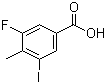 3-Fluoro-5-iodo-4-methylbenzoic acid molecular structure (CAS 861905-94-4)