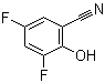 3,5-Difluoro-2-hydroxybenzonitrile molecular structure (CAS 862088-17-3)