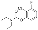 2-氯-3-氟苯基二乙基氨基甲酸酯分子结构 (CAS 863870-76-2)