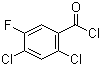 2,4-Dichloro-5-fluorobenzoyl chloride molecular structure (CAS 86393-34-2)