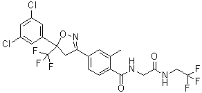 Fluralaner molecular structure (CAS 864731-61-3)