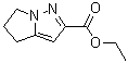 structure of CAS# 86477-09-0, 5,6-Dihydro-4H-pyrrolo[1,2-b]pyrazole-2-carboxylic acid ethyl ester