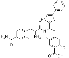 Eluxadoline molecular structure (CAS 864821-90-9)