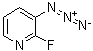3-Azido-2-fluoropyridine molecular structure (CAS 864866-10-4)