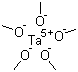 Tantalum methoxide molecular structure (CAS 865-35-0)