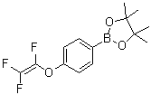 4,4,5,5-Tetramethyl-2-[4-[(1,2,2-trifluoroethenyl)oxy]phenyl]-1,3,2-dioxaborolane molecular structure (CAS 865485-85-4)